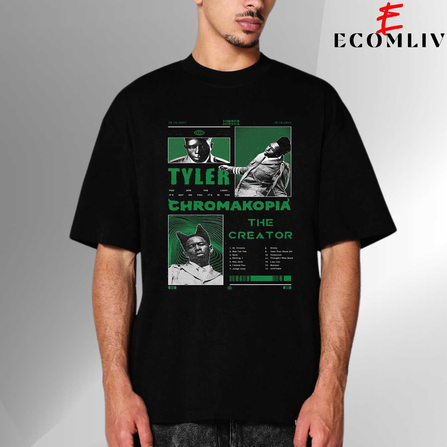 Graphic Streetwear Tee, Tyler Creator Rap T-Shirt, Unisex T-Shirt